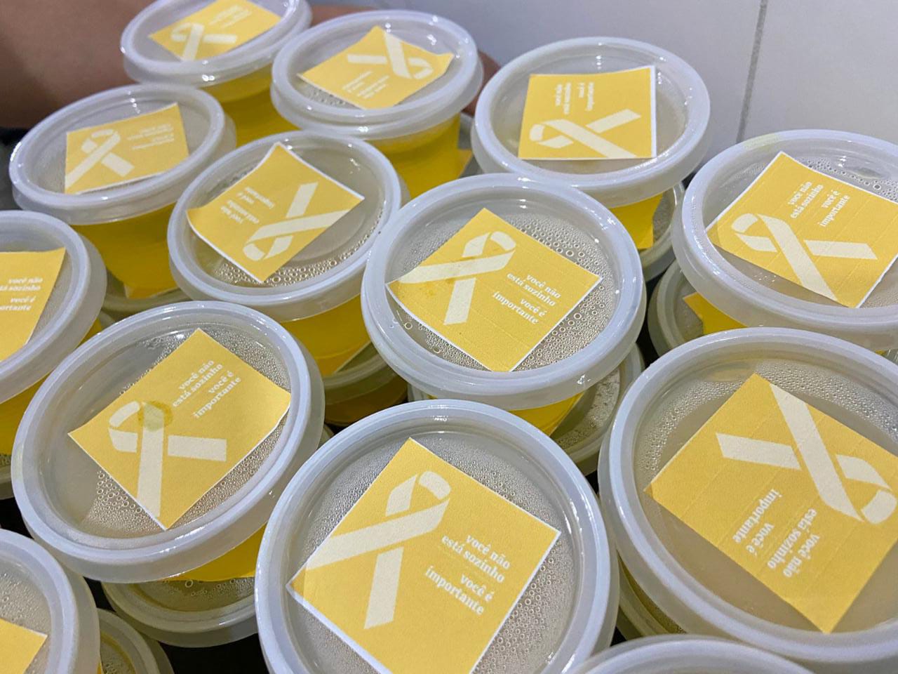 Ação de prevenção e conscientização - Setembro Amarelo - Catering personalizado