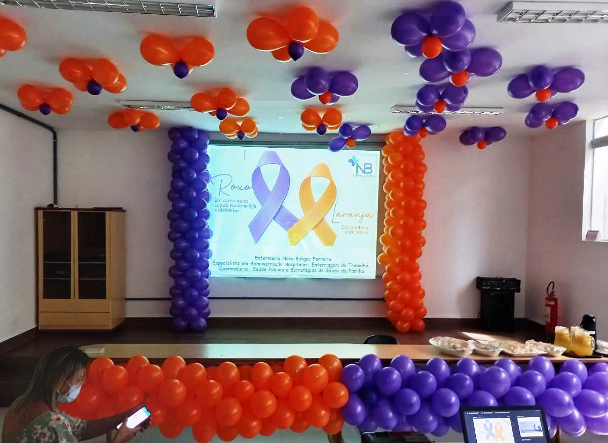 Ação de prevenção e conscientização - Fevereiro Roxo e Laranja