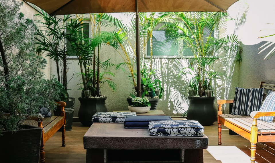 Espaço Jacyra Sanches - Jardim interno