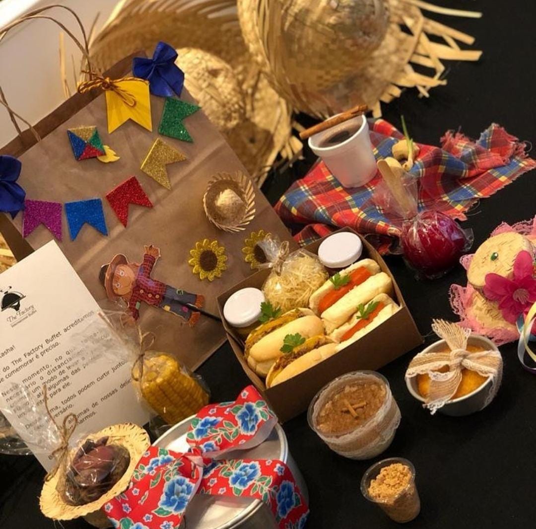 Catering Típico - Festa Junina na empresa - Kit Junino