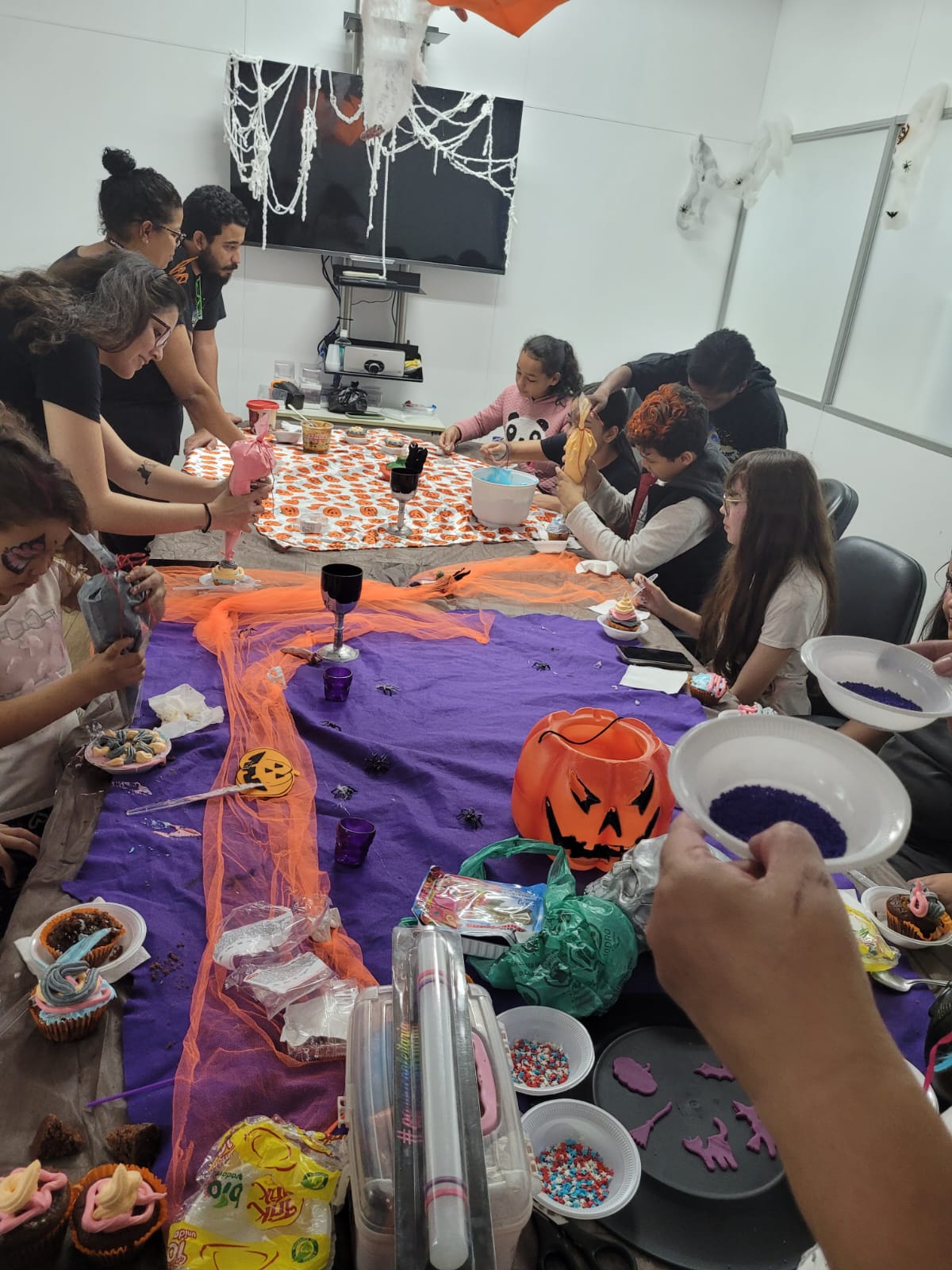 Oficina de cupcake - Halloween - Catering temático