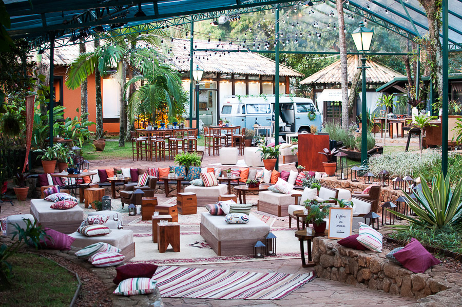 Espaço Lounge Jardim - Casa da Fazenda do Morumbi